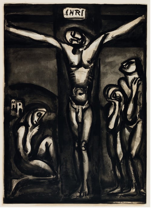 Georges-Rouault-Crucifixion-Paiting