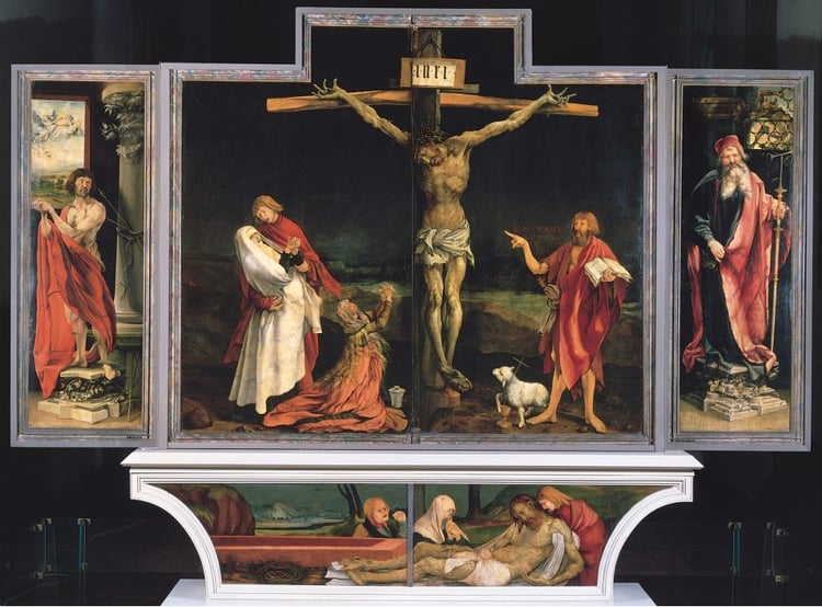Matthias-Grunewald-The-Crucifixion-painting